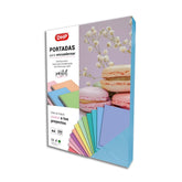 PORTADA PP 0,45 MM A4 5 AZUL PASTEL P/100 | 100 UNIDADES | (DHP COMERPA SLU)